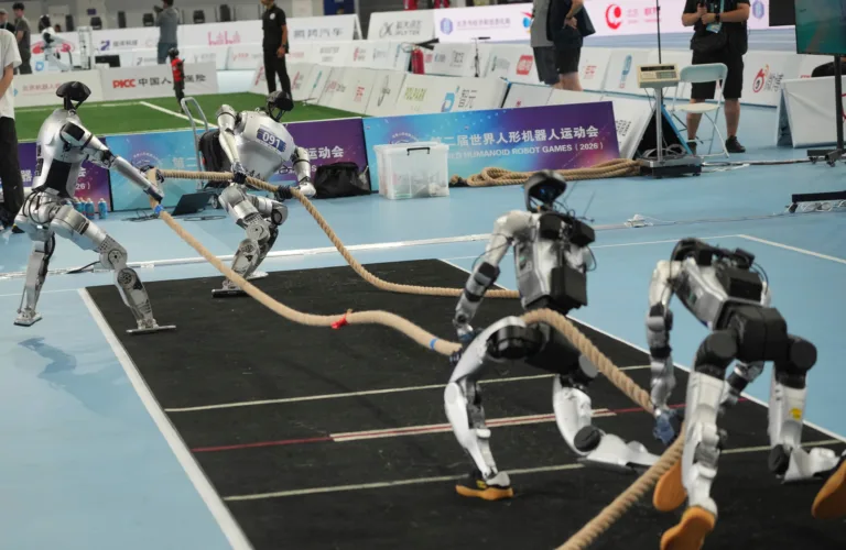 Humanoid robot sets sprint record